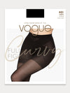 Vogue super comfort 40 denier semi-matte tights especially designed for plus size women.