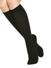 Fine Merino Wool Knee High-socks black