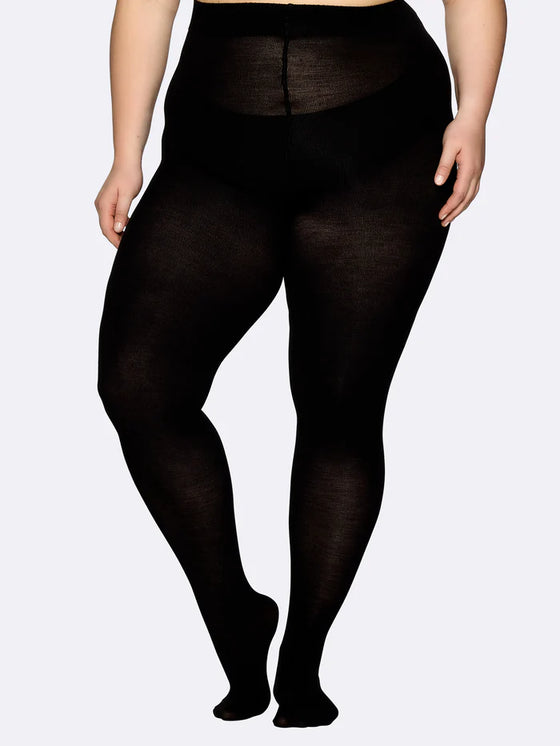 Curvy Merino Wool Tights