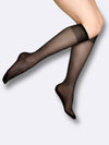 Black Everyday Basic knee sock 2-pack