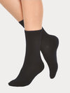 COTTON BASIC SOCKS, 5-PACK black legs