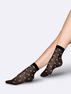 Daisy socks black 