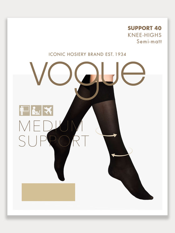 Support Knee 40 Denier Socks
