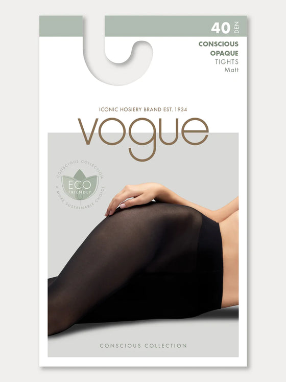 Vogue 80 den opaque leggings conscious line svart 36-40